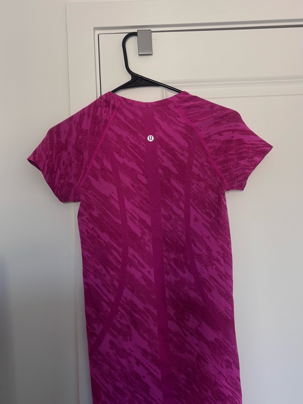 lululemon athletica Short Sleeve Performance Tee in Bright Magenta